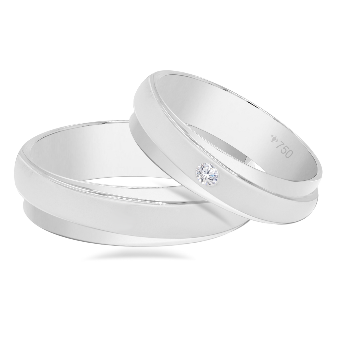 Wedding Ring Plain Gold 7WB45B Plain gold Aora Jewelry