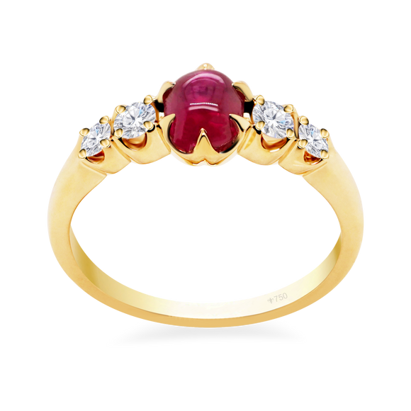 AORA Star Ruby Ring