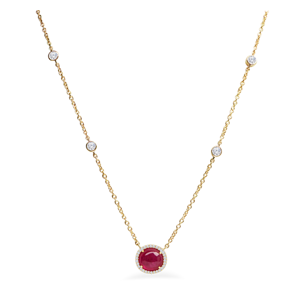 AORA Star Ruby Necklace