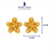 Prima Gold Flower Earrings 111E2635-01