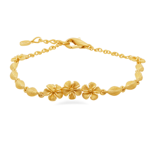Prima Gold Flower Bracelet 111L2299-01