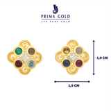 Prima Gold Earring 165E0444-02