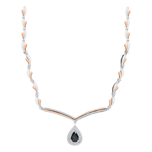 Blue Sapphire Necklace 3CL43