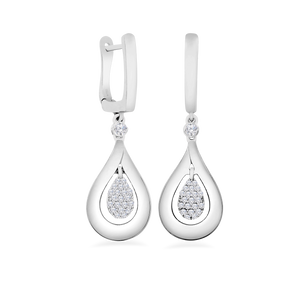 Eardrop Diamond Earrings 4ER73