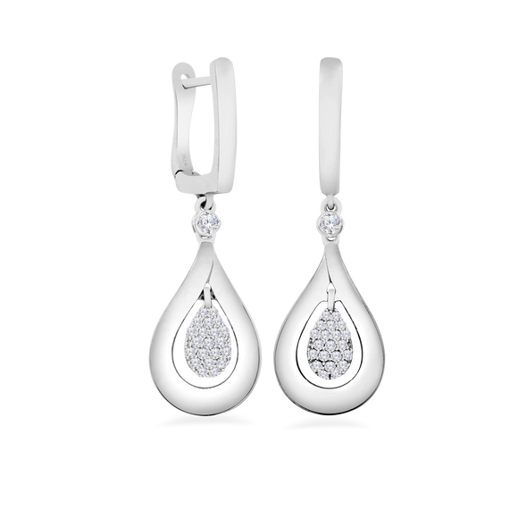 Eardrop Diamond Earrings 4ER73