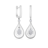 Eardrop Diamond Earrings 4ER73