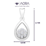 AORA Tear Drop Diamond PENDANT 5P236