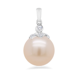 Champagne South Sea Pearl  Diamond Aora Pendant 5P72