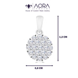 Cluster Diamond Aora Pendant 5P81