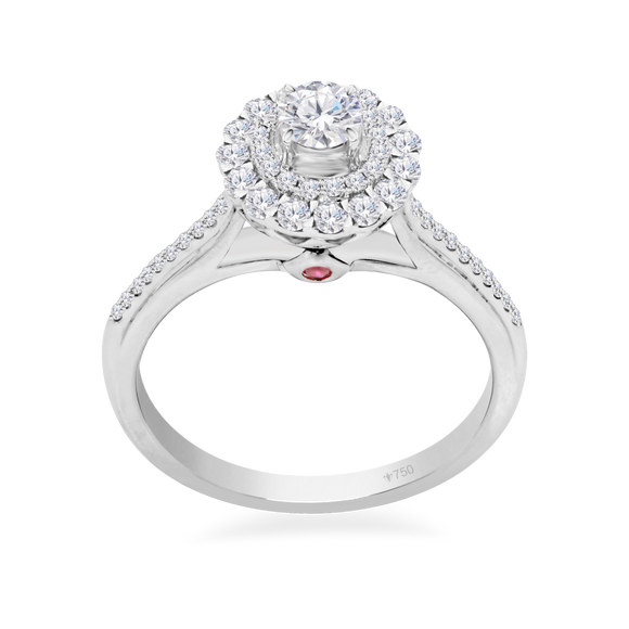 Ladies Ring 6LR216 (GIA Certified Diamond)