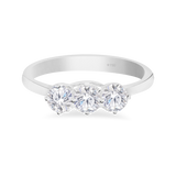 LADIES RING TRILOGY 6LR358 (GIA Certified)