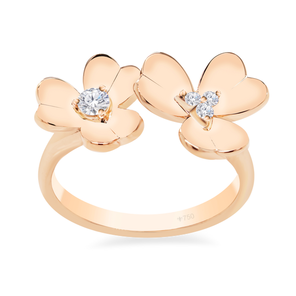 Flower of Love Diamonds Ring 6LR76
