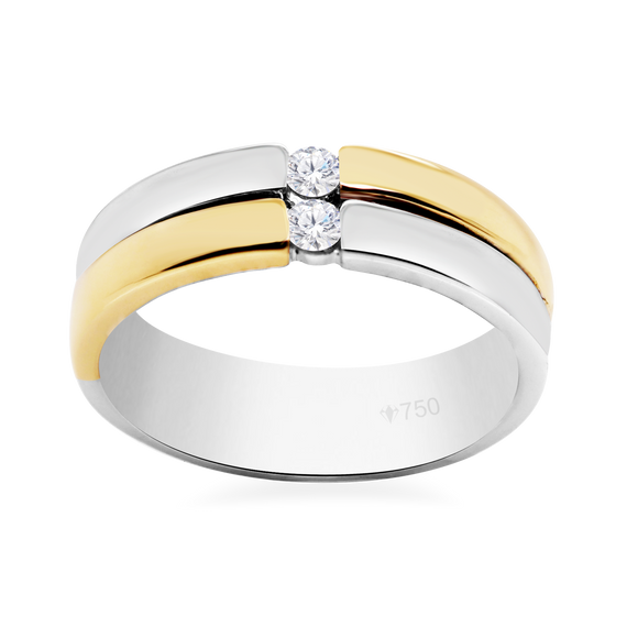 Wedding Ring Two Tone 7WB29