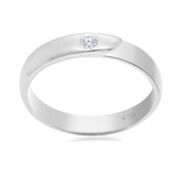 Wedding Ring Solitaire Modern 7WB31
