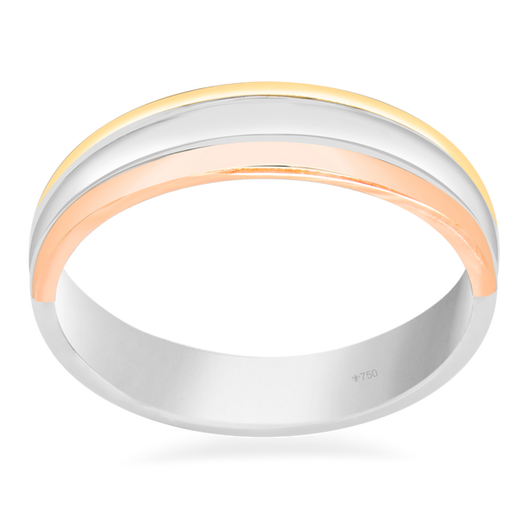 Wedding Ring 7WB46B Plain Gold