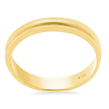 Wedding Ring 7WB48B Plain Gold