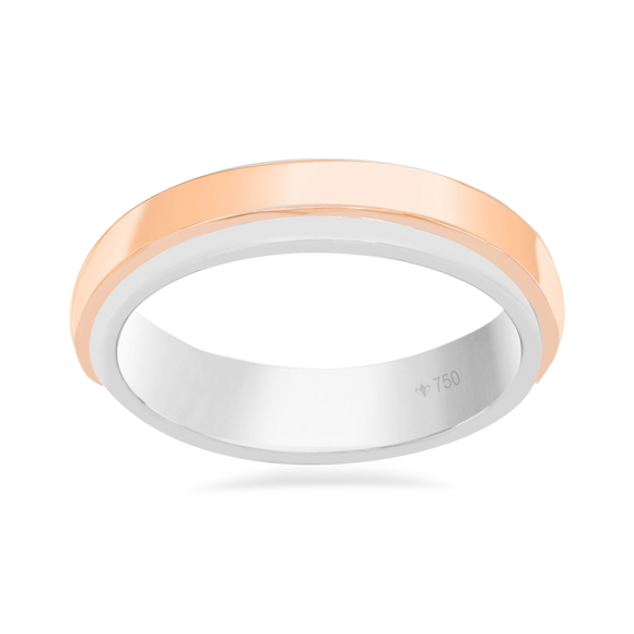 Wedding Ring 7WB62B Plain Gold