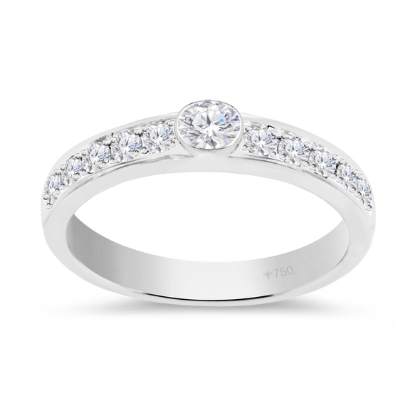 Wedding Ring Timeless with Center Stone 7WB8A