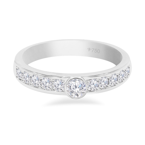 Wedding Ring Timeless with Center Stone 7WB8A