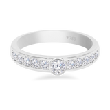 Wedding Ring Timeless with Center Stone 7WB8A