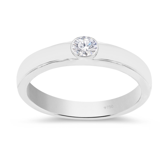 Wedding Ring Timeless with Center Stone 7WB8BW