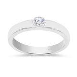 Wedding Ring Timeless with Center Stone 7WB8BW