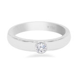 Wedding Ring Timeless with Center Stone 7WB8BW