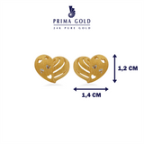 Prima Gold Love Earring 111E1632-01