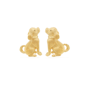 Prima Gold Earring Pet Series "Beagle"  111E3990-01