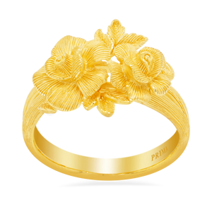 Prima Gold Golden Rose Ring 111R1742