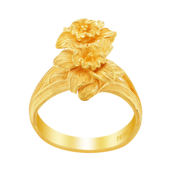 Prima Gold Flower Ring 111R2140-01