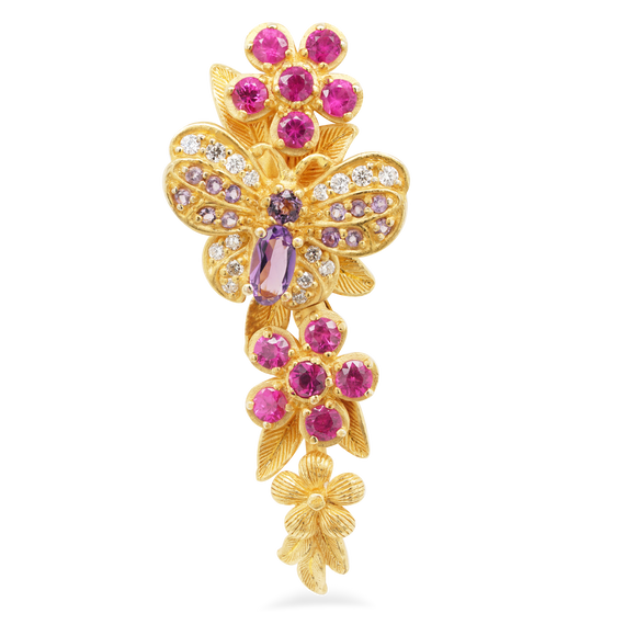 Prima Gold Pendant 165P0384-02 Butterfly