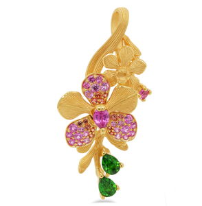Prima Gold Majestic Orchid Pendant 165P0636-02