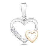 Pendant Love Two Tone 5P32