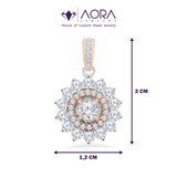 Cluster Pendant 5P333 (GIA Certified Diamond)