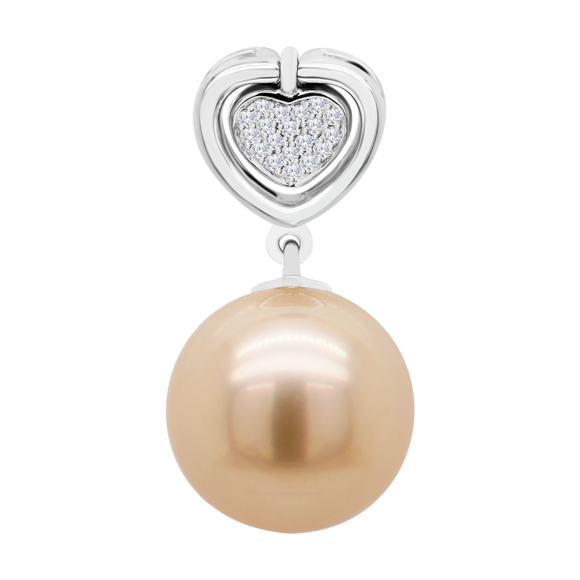 South Sea Pearl with Diamond Pendant 5P382