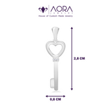 AORA Love Key Diamond Pendant 5P60
