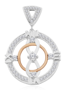 Infinity Clock Diamond Pendant 5P93