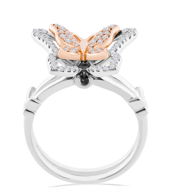 Ladies Ring Butterfly 6LR147