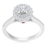 Ladies Ring 6LR216 (GIA Certified Diamond)