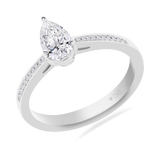 GIA PEAR SHAPE Diamond Ladies Ring 6LR443