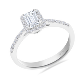 Emerald Cut Ladies Ring 6LR446 (GIA Certified)