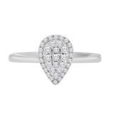 Eardrop Diamond Ring  6LR92