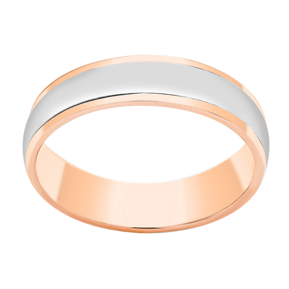 Wedding Ring 7WB127B Plain Gold
