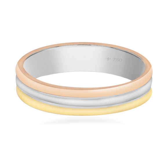 Wedding Ring Tricolour 7WB136B