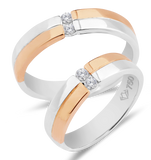 Wedding Ring  Two Tone 7WB16