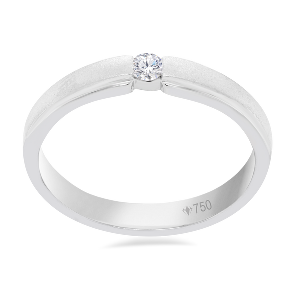 Wedding Ring Solitaire 0.1 ct  7WB18