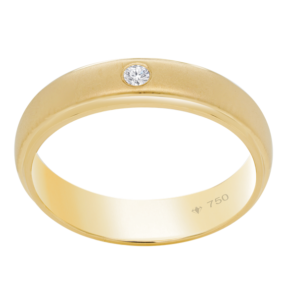 Wedding Ring Solitaire Minimalist 7WB32