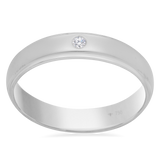 Wedding Ring Solitaire Minimalist 7WB32