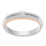 Wedding Ring Elegant 2 Tone 7WB33B